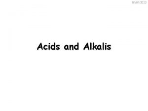 01012022 Acids and Alkalis Quiz on acids and