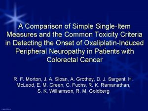 A Comparison of Simple SingleItem Measures and the