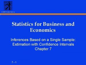 2000 PrenticeHall Inc Statistics for Business and Economics