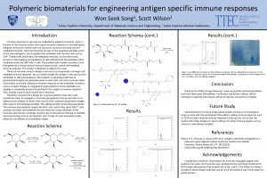 Polymeric biomaterials for engineering antigen specific immune responses