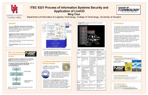 ITEC 5321 Process of Information Systems Security and