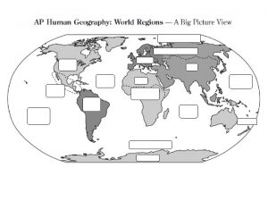 AP Geography Map Places Study List Continents Africa