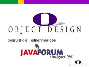 begrt die Teilnehmer des Object Design Inc Grndungsjahr