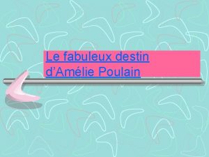 Le fabuleux destin dAmlie Poulain Exercices avant la