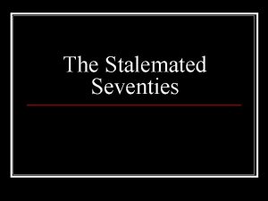 The Stalemated Seventies The Warren Court 1953 1969