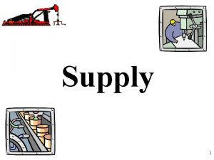 Supply 1 Supply Defined What is supply Supply