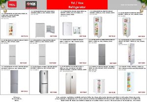 Tcl Vox Refrigerator VOX REFRIGERATOR KS 1100 SINGLE