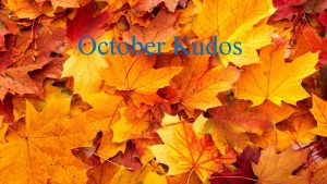 October Kudos History Tim Willig published a review