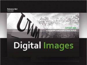 Digital Images Digital Images Scanned or digitally captured