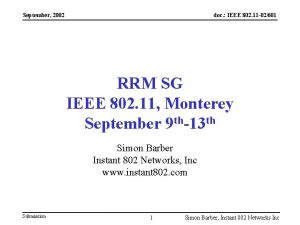 September 2002 doc IEEE 802 11 02601 RRM