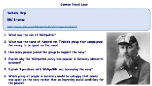 German Naval Laws Website Help BBC Bitesize https