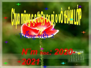 Ting vit 2 Nm hoc 20202021 Kim tra