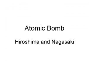Atomic Bomb Hiroshima and Nagasaki Thats No Palmetto