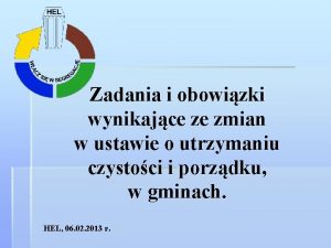 Zadania i obowizki wynikajce ze zmian w ustawie