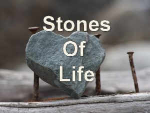 Stones Of Life the Cornerstone The Cornerstone Matthew
