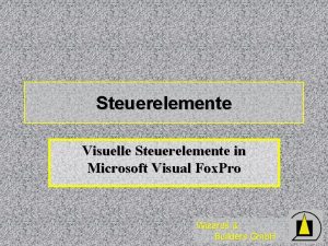 Steuerelemente Visuelle Steuerelemente in Microsoft Visual Fox Pro