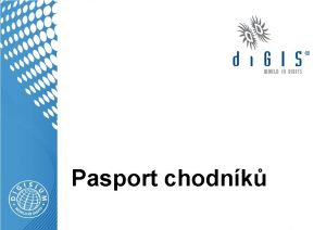 Pasport chodnk Pasport chodnk GISMO mstsk obvod Ostrava