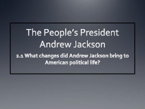 Andrew Jackson 1824 Election The Corrupt Bargain 4