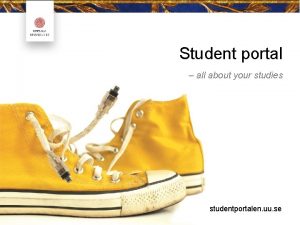 Student portal all about your studies studentportalen uu