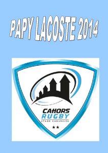 24me Trophe Papy LACOSTE Vainqueur 2013 AGEN Le