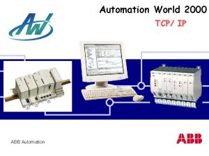 Automation World 2000 TCP IP ABB Automation PS