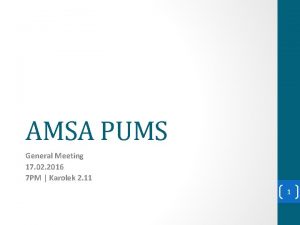 AMSA PUMS General Meeting 17 02 2016 7