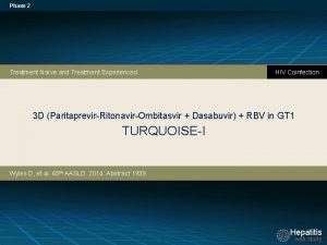 Phase 2 Treatment Nave and Treatment Experienced HIV