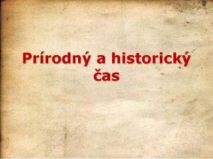 Prrodn a historick as PRRODN z prrody de