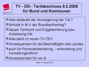 Nord FB 6 TV D Tarifabschluss 9 2