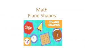 Math Plane Shapes Monday 25520 Course book Page