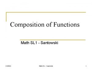 Composition of Functions Math SL 1 Santowski 122022