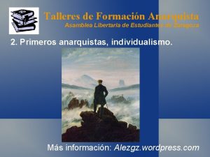 Talleres de Formacin Anarquista Asamblea Libertaria de Estudiantes