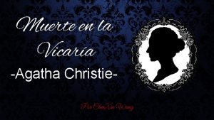 Muerte en la Vicara Agatha Christie Por Chen