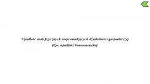 Upado osb fizycznych nieprowadzcych dziaalnoci gospodarczej tzw upado