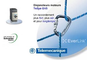 Disjoncteurs moteurs Te Sys GV 3 Un raccordement