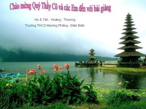 H Tn Hong Thng Trng THCS Mng Phng