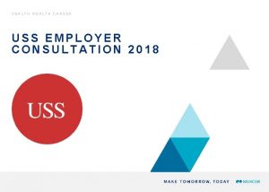 HEALTH WEALTH CAREER USS EMPLOYER CONSULTATION 2018 CONTENTS