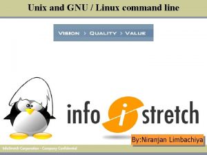 Unix and GNU Linux command line By Niranjan
