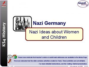 Nazi Germany Nazi Ideas about Women and Children