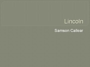 Lincoln Samson Callear Pearl v Pearl http hdl
