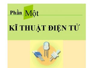 Phn Mt K THUT IN T Chng 4