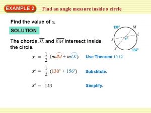 EXAMPLE 2 Find an angle measure inside a