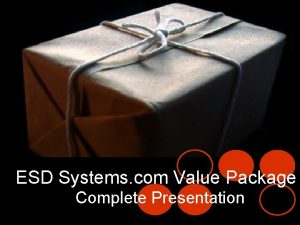 ESD Systems Value Package ESD Systems com Value