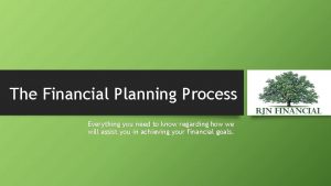 The Financial Planning Process Everything you need to