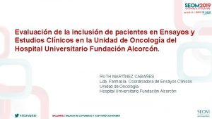 Evaluacin de la inclusin de pacientes en Ensayos