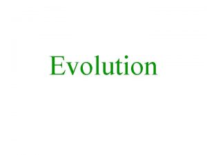 Evolution Why not invoke the supernatural god or