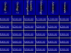 Oceanography Astronomy Meteorology Scientific Investigation Geology 2 Geology Oceanography Astronomy Meteorology Scientific Investigation Geology 2 Geology