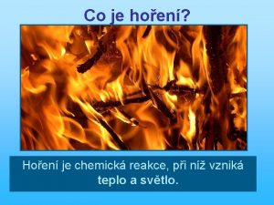 Co je hoen Hoen je chemick reakce pi