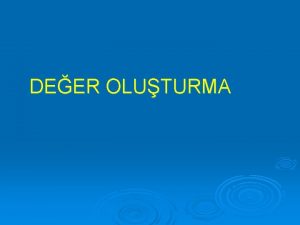 DEER OLUTURMA Deer Oluturma ocuklar iin en etkili