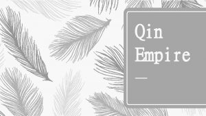 Qin Empire Founding Zheng Leader of Qin Spent